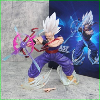 Yb2 โมเดลฟิกเกอร์ Dragon Ball Son Gohan Action Figure Beast ผมขาว ของเล่น ของสะสม สําหรับเด็ก ตกแต่งบ้าน BY2