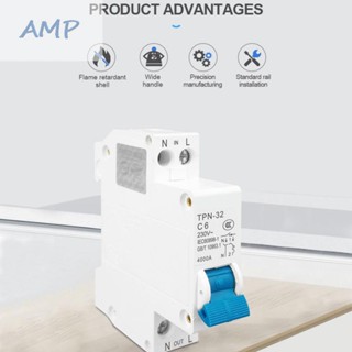 ⚡NEW 8⚡Circuit Breaker 1P+N 230V/240V Rated Voltage 50/60Hz 1P+N MCB DIN Rail