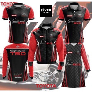 เสื้อยืด Toyota Sublimation | เสื้อกีฬาบาจู Jersey Sublimation | เสื้อยืด พิมพ์ลายรถแข่ง