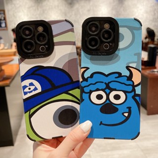 เคสโทรศัพท์มือถือแฟชั่น ลายการ์ตูนมอนสเตอร์ตาเดียว Sulley สําหรับ iPhone 6 7 8 X XR XS 14 11 13 12 Pro Max