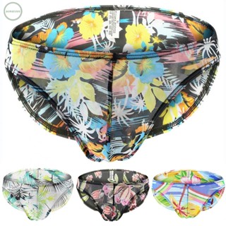 GORGEOUS~Mens Brief Bikini Casual Lingerie Underwear Low Waist Mesh Pouch Printed