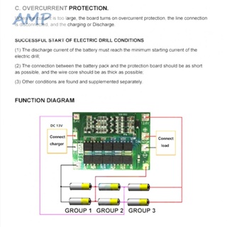 ⚡NEW 8⚡Reliable 40A 60A Lithium Battery Charger BMS Protection Board Module 3S 4SLi ion