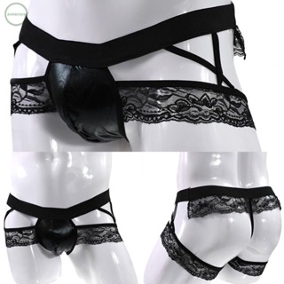 GORGEOUS~Mens Sexy Lingerie-Sissy Pouch Panties Lace Boxer Briefs Gay Underwear Knickers