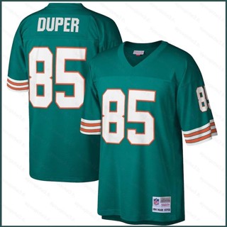 Sy3 1984 เสื้อยืดลําลอง แขนสั้น พิมพ์ลาย NFL Miami Dolphins Game Jersey Mark Duper Aqua Retired Player พลัสไซซ์ YS3