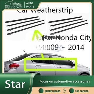 Rtostar แถบพลาสติกซีลหน้าต่างรถยนต์ สําหรับ Honda City 2009 2010 2011 2012 2013 2014