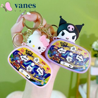 Vanes1 Kuromi พวงกุญแจอะคริลิค รูปแมว KT Cinnamoroll Game|พวงกุญแจรถยนต์ XO BADTZ-MARU ของเล่นสําหรับเด็ก