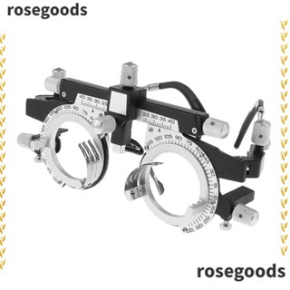 Rosegoods1 ออปติคอลออปติคอลออปติคอล โลหะ สีดํา ทดสอบออปติคอล ตรวจสอบสายตา มืออาชีพ กรอบทดลอง ออปติคอล