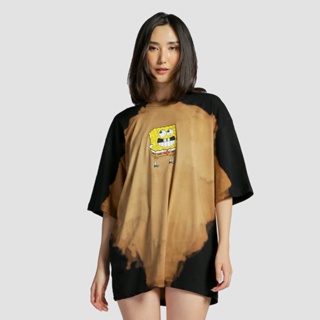 เสื้อยืด พิมพ์ลาย Spongebob ขนาดใหญ่