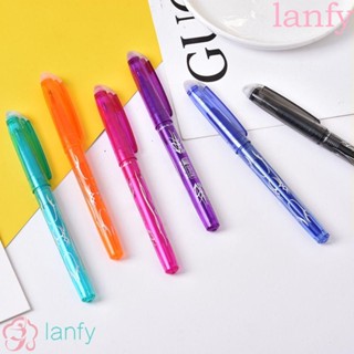 Lanfy ปากกาเจลลบได้ 0.7 มม. หลากสี สําหรับนักเรียน