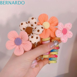 Bernardo ยางมัดผมหางม้า รูปหัวใจ สีรุ้ง แฟชั่นสไตล์เกาหลี สําหรับปาร์ตี้