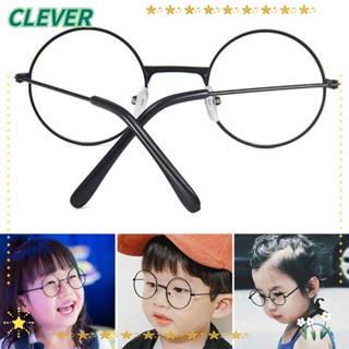 Clever แว่นตาโลหะ ป้องกันแสงสีฟ้า ใส่สบาย แบบพกพา สําหรับเด็กผู้ชาย และเด็กผู้หญิง