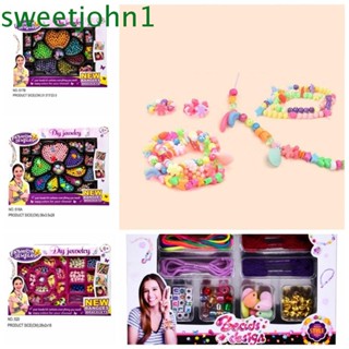 Sweetjohn ลูกปัดป๊อป พลาสติก ซิลิโคน หลากสี DIY ของเล่นสําหรับเด็ก