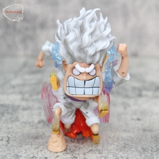 Mxbeauty โมเดลฟิกเกอร์ PVC รูปปั้นอนิเมะ Luffy Gear 5 ขนาด 13 ซม. ของเล่นสําหรับเด็ก