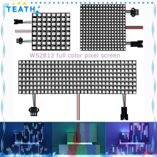 Teath หน้าจอนิ่ม ตั้งโปรแกรมได้ DC5V WS2812B Phantom Pixel SMD5050 ทนทาน DIY