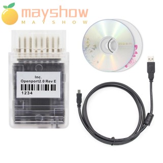 Mayshow เครื่องมือวินิจฉัยรถยนต์ 2.0 OBD 2 พร้อมชิปซีดี ECU FLASH Tactrix Toyota JLR SDD