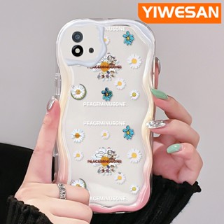 เคสโทรศัพท์มือถือใส แบบนิ่ม ลายดอกเดซี่ กันกระแทก สําหรับ Realme C20 C20A C11 2021 C11 2020 Narzo 50i