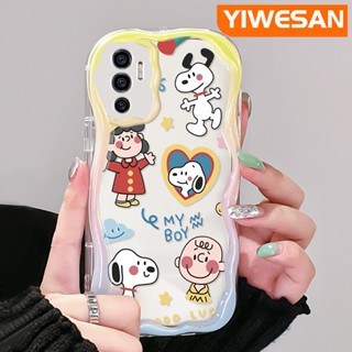 เคสโทรศัพท์มือถือแบบนิ่ม ใส กันกระแทก ลายการ์ตูนสนูปปี้ สําหรับ VIVO V23E 4G V23E 5G V23 Pro V23i 5G S12 5G Y75