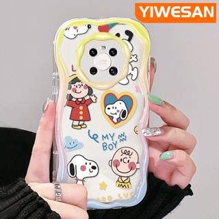 เคสโทรศัพท์มือถือใส แบบนิ่ม ลายการ์ตูนสนูปปี้ กันกระแทก สําหรับ Huawei Mate 30 Pro Mate 40 Pro P30 Pro P40