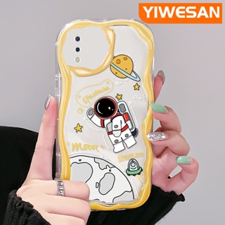 เคสโทรศัพท์มือถือแบบนิ่ม ใส กันกระแทก ลายดวงจันทร์อวกาศ แฟชั่น สําหรับ VIVO Y93 Y93s Y91 Y91i Y95