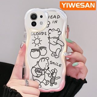 เคสโทรศัพท์มือถือแบบนิ่ม ใส กันกระแทก ลายการ์ตูนหมีพูห์ยิ้ม สําหรับ Xiaomi 12T Pro 11 Lite 5G NE 12 Lite