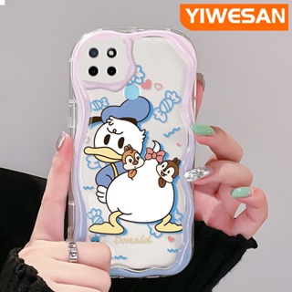 เคสโทรศัพท์มือถือ ซิลิโคนใส กันกระแทก ลายการ์ตูนโดนัลด์ดั๊กน่ารัก สําหรับ Realme C21Y C25Y