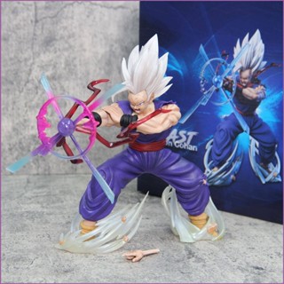 Sq2 โมเดลตุ๊กตาฟิกเกอร์ Dragon Ball Son Gohan Action Figure Beast สีขาว ของขวัญ สําหรับตกแต่งบ้าน เก็บสะสม