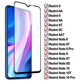 กระจกนิรภัยกันรอยหน้าจอ Nfc สําหรับ Xiaomi Redmi 8 8a 9a 9a 9at 9c Redmi 100d Note 8 9 10 Pro 8T 9 t10s10s LZFP