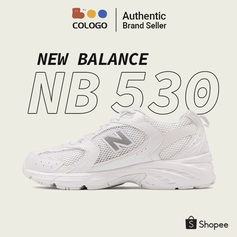 NEW BALANCE 530 NB530 MR530 new balance MR530FW1 รองเท้าผ้าใบ White 💯