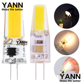 Yann1 หลอดไฟคริสตัล G4 G9LED DC12V 220V G4 หรี่แสงได้ สีขาว แบบเปลี่ยน สําหรับตกแต่งบ้าน