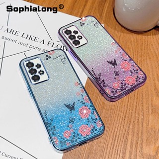 เคสโทรศัพท์มือถือแบบนิ่ม ประดับเพชร ระยิบระยับ สําหรับ Samsung Galaxy A13 A23 A135F A135M A137 A137F A235F A235M A236B A236E