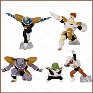 Hqy2 โมเดลฟิกเกอร์ ดราก้อนบอล Ginyu Force Ginyu Jeice Burter Recoom Guldo ของเล่น ของขวัญ สําหรับเด็ก 5 ชิ้น MY2