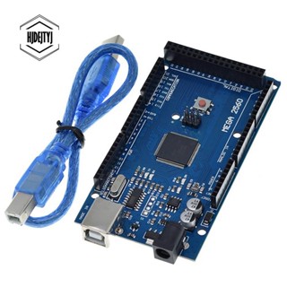 ชิปบอร์ดไมโครคอนโทรลเลอร์ Pro Mini Mega 2560 Mega+WiFi R3 ATmega2560 CH340G สําหรับ Arduino Mega R3 WeMos ESP8266