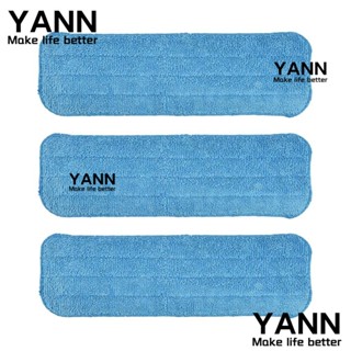 Yann1 แผ่นไม้ถูพื้นไมโครไฟเบอร์ สีฟ้า ใช้ซ้ําได้ ทนทาน 46x14 ซม. 18.11x5.5 นิ้ว แบบเปลี่ยน สําหรับพื้นไม้เนื้อแข็ง 16-18 นิ้ว 3 ชิ้น