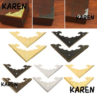 Karen อะไหล่มุมเฟอร์นิเจอร์ แบบไม้ 2 ขนาด 10 ชิ้น