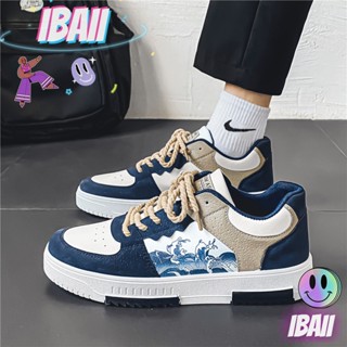 IBAII.  ใหม่ระบายอากาศสไตล์เกาหลีอินเทรนด์รองเท้ากีฬาที่ทนต่อการสึกหรอทุกการแข่งขัน