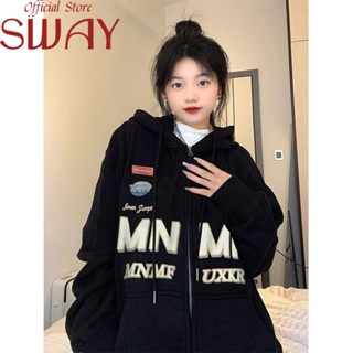 SWAY  เสื้อผ้าผู้ญิง แขนยาว เสื้อฮู้ด คลุมหญิง สไตล์เกาหลี แฟชั่น  ทันสมัย ins สวยงาม Comfortable A28J1CD 36Z230909