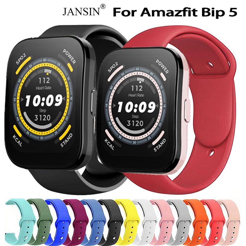 สายนาฬิกา amazfit bip 5 สายนาฬิกาข้อมือซิลิโคนสําหรับ สำหรับ Amazfit Bip 5 GPS Smart Watch สมาร์ทวอทช์