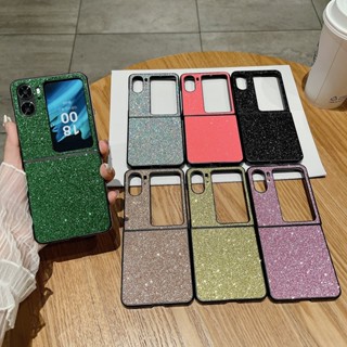 เคสโทรศัพท์ PC แบบแข็ง กันกระแทก แวววาวสูง สําหรับ OPPO Find N2