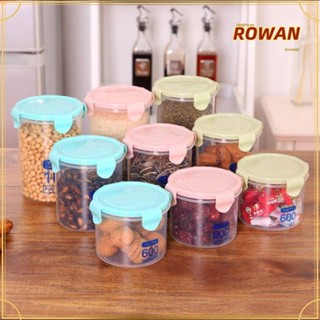 Rowans กล่องซีลพลาสติกใส ความจุขนาดใหญ่ 3 สี 2 ชิ้น