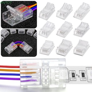 Antot แถบเชื่อมต่อไฟ LED 5V 12V 24V กันน้ํา สําหรับรางไฟ 10 ชิ้น