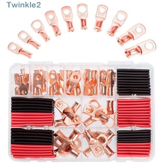 Twinkle ปลายสายเคเบิลแบตเตอรี่ AWG8 6 4 2 ทองแดง 100 ชิ้น