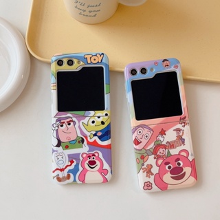 เคสโทรศัพท์มือถือแบบนิ่ม กันกระแทก ลายการ์ตูน Toy Story น่ารัก สําหรับ Samsung Galaxy Z Flip5 Z Flip 3 Flip 4