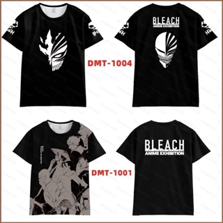 Hqy2 เสื้อยืดแขนสั้น พิมพ์ลายอนิเมะ Bleach Toushirou Kurosaki Ichigo 3d พลัสไซซ์ สําหรับผู้ชาย และผู้หญิง MY2