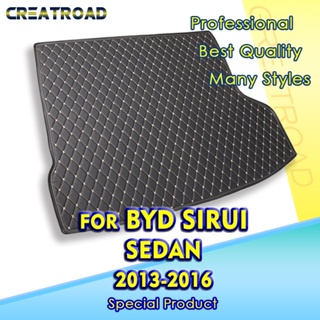 พรมปูพื้นรถยนต์ อุปกรณ์เสริม สําหรับตกแต่งภายในรถยนต์ BYD SIRUI sedan 2013 2014 2015 2016