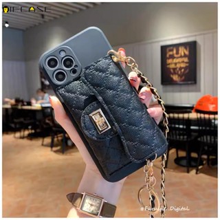 เคสโทรศัพท์มือถือหนัง ฝาพับ พร้อมช่องใส่บัตร และสายคล้องยาว สําหรับ Samsung Galaxy J6 J4 Plus 2018 J6+ J4+ J7 Prime J5 Pro 2017