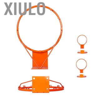 Xiulo Wall Mounted Basketball Hoop Rim Goal Orange Steel for Indoor Outdoor Sports