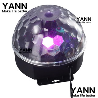 Yann1 ลูกบอลไฟเวที LED คริสตัล ขนาดใหญ่ พร้อมรีโมตคอนโทรล สําหรับตกแต่งบ้าน เวที ปาร์ตี้