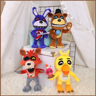 Mg FNAF ตุ๊กตายัดนุ่น ของขวัญสําหรับเด็ก Freddy Bonnie Chica Foxy ของเล่นสําหรับเด็ก ตกแต่งบ้าน คอลเลกชัน ใหม่