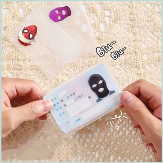 เคสใส ลายแบทแมน สไปเดอร์แมน กันแม่เหล็ก สําหรับใส่บัตรประจําตัวประชาชน