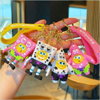 พวงกุญแจ จี้ตุ๊กตา SpongeBob SquarePants Patrick Star น่ารัก สร้างสรรค์ สําหรับห้อยกระเป๋า